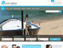 Tablet Screenshot of playaarena.com